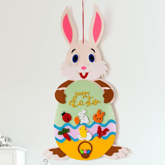 Easter Kids DIY Felt Bunny Gift - Furry Kidz Home