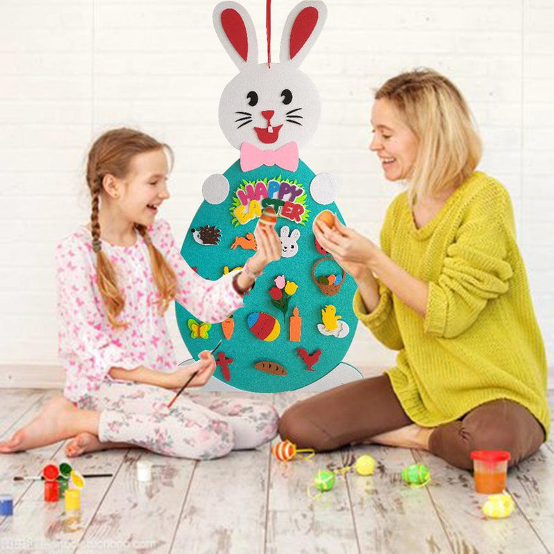 Load image into Gallery viewer, Easter Kids DIY Felt Bunny Gift - Furry Kidz Home
