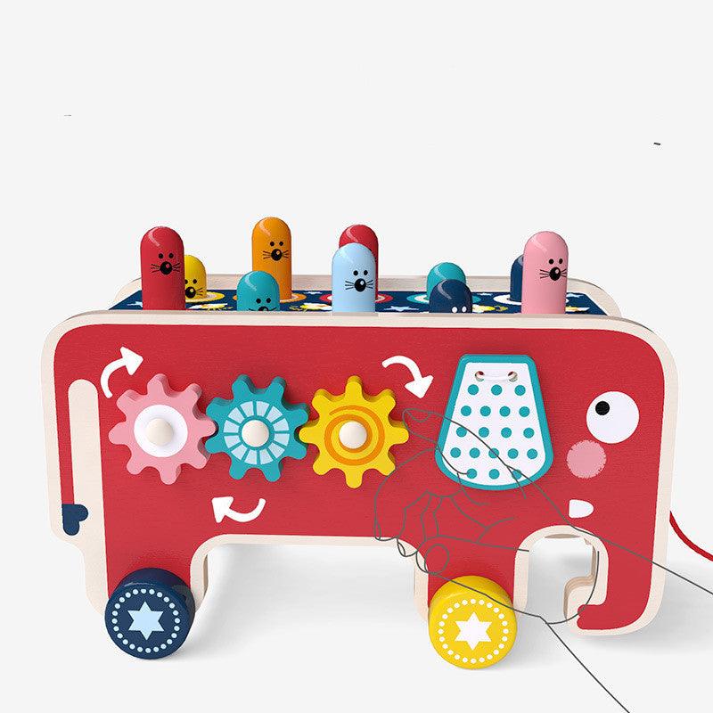 Load image into Gallery viewer, Wooden Pounding Bench Toys - Furry Kidz Home
