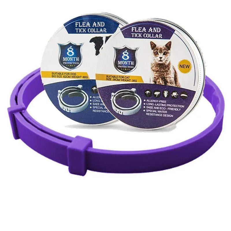 Load image into Gallery viewer, New Cat Dog Collar Anti Flea Ticks Mosquitoes Outdoor Adjustable Pet Collars 8 Months Long-term Protection Puppy pet - Furry Kidz Home
