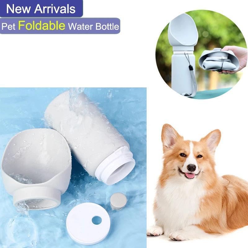 Load image into Gallery viewer, Collapsible High Volume Water Bottle Dogs Drinking Water Dispenser - Furry Kidz Home
