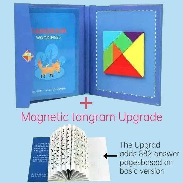 Load image into Gallery viewer, Friendly Wooden Puzzle Toys for Kids 3D Tangram Early Education Toys Games for Children - Furry Kidz Home
