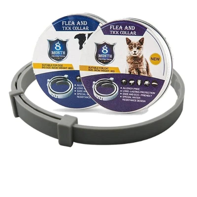 Load image into Gallery viewer, New Cat Dog Collar Anti Flea Ticks Mosquitoes Outdoor Adjustable Pet Collars 8 Months Long-term Protection Puppy pet - Furry Kidz Home
