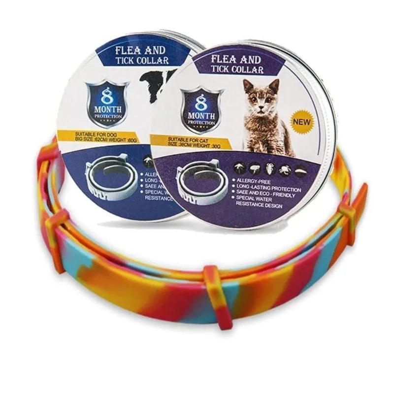 Load image into Gallery viewer, New Cat Dog Collar Anti Flea Ticks Mosquitoes Outdoor Adjustable Pet Collars 8 Months Long-term Protection Puppy pet - Furry Kidz Home
