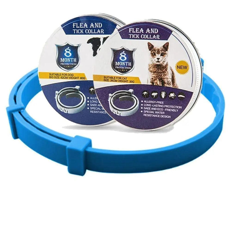 Load image into Gallery viewer, New Cat Dog Collar Anti Flea Ticks Mosquitoes Outdoor Adjustable Pet Collars 8 Months Long-term Protection Puppy pet - Furry Kidz Home
