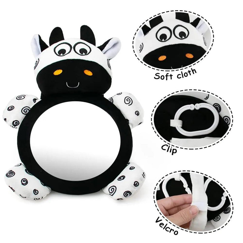 Load image into Gallery viewer, Baby Mirror Toys Multi-Function High Contrast - Furry Kidz Home
