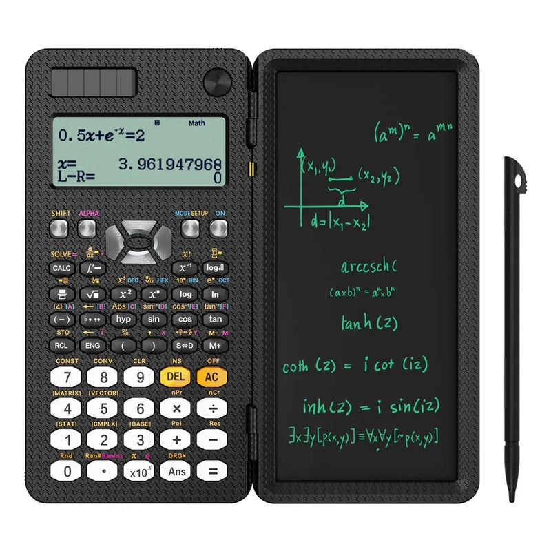 Load image into Gallery viewer, Solar Scientific Calculator with LCD Notepad 417 Functions Professional Portable Foldable Calculator for Students Upgraded 991ES - Furry Kidz Home
