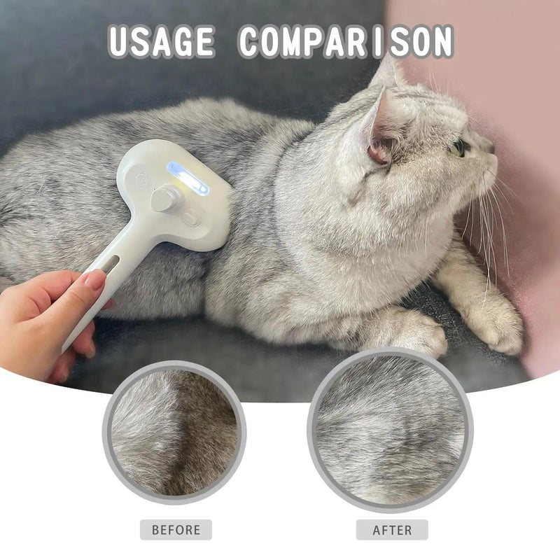 Load image into Gallery viewer, Spray Steamy Cat Brush 2 in 1 - Furry Kidz Home
