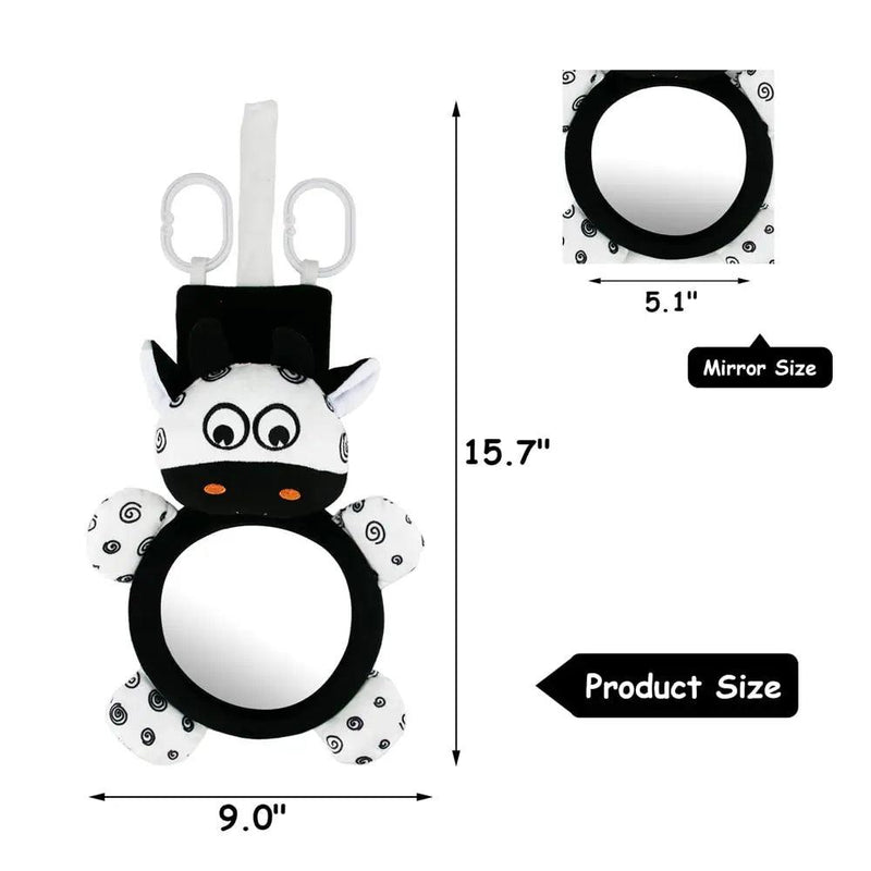 Load image into Gallery viewer, Baby Mirror Toys Multi-Function High Contrast - Furry Kidz Home
