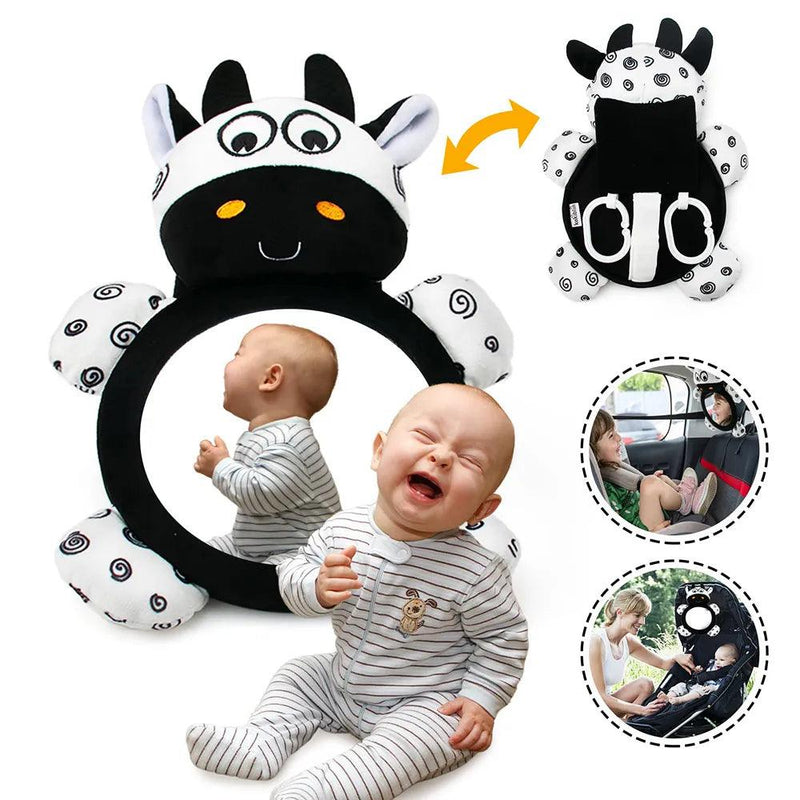 Load image into Gallery viewer, Baby Mirror Toys Multi-Function High Contrast - Furry Kidz Home
