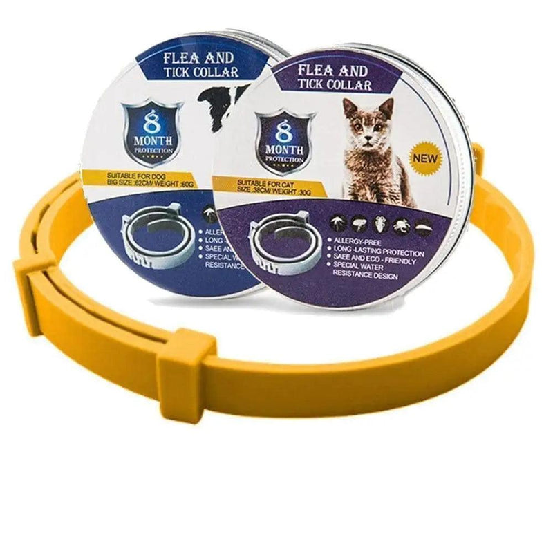 Load image into Gallery viewer, New Cat Dog Collar Anti Flea Ticks Mosquitoes Outdoor Adjustable Pet Collars 8 Months Long-term Protection Puppy pet - Furry Kidz Home
